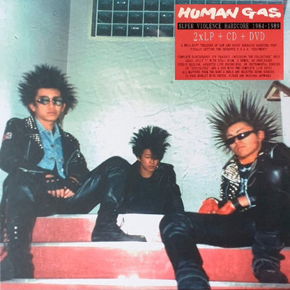 HUMAN GAS – Super Violence Hardcore 1984-1989 2xLP Box Set + CD/DVD