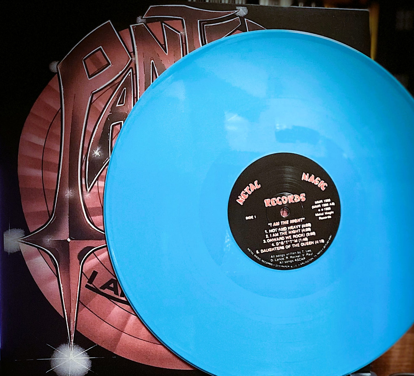 PANTERA – I Am The Night LP (blue vinyl)
