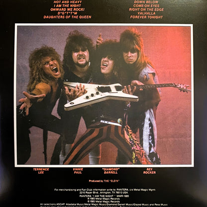 PANTERA – I Am The Night LP (blue vinyl)