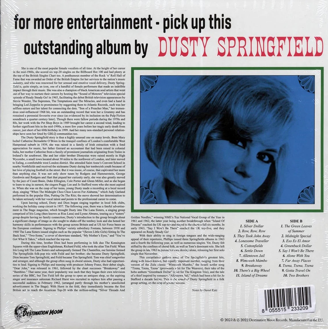 DUSTY SPRINGFIELD – Faraway Places: Her Early Years With The Springfields 1962-1963 LP