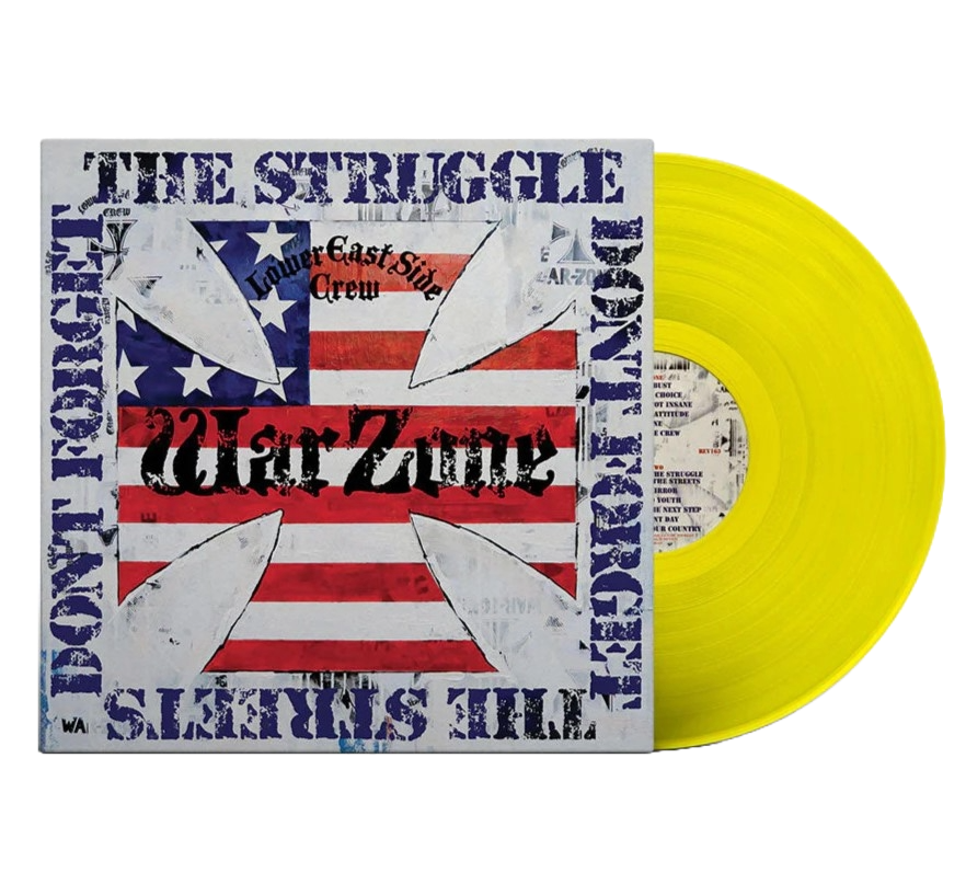 WARZONE – Don't Forget The Struggle Don't Forget The Streets LP (yellow vinyl)