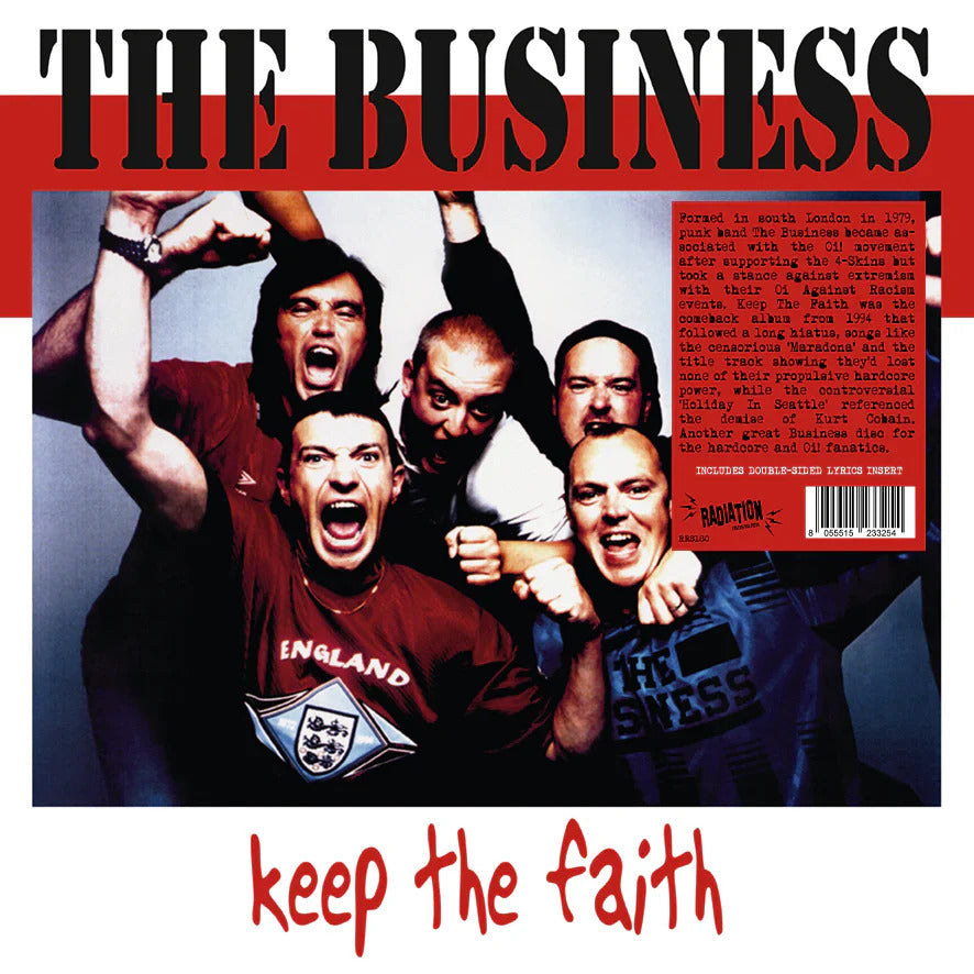 BUSINESS – Keep The Faith LP (red splatter vinyl)