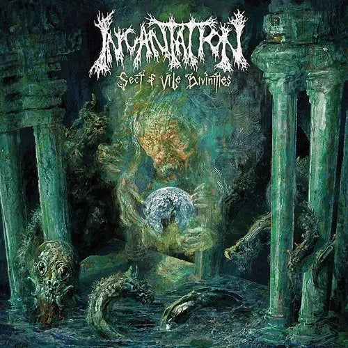 INCANTATION – Sect Of Vile Divinities LP (white/green/orange splatter vinyl)