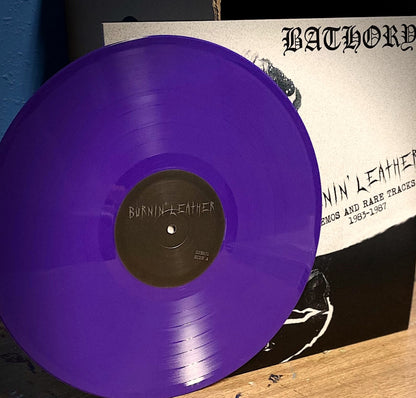 BATHORY ‎– Burnin' Leather: Demos & Rare Tracks 1983-1987 LP (purple vinyl)