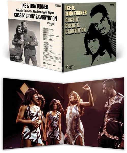 IKE & TINA TURNER – Cussin', Cryin' & Carryin' On LP (color vinyl)