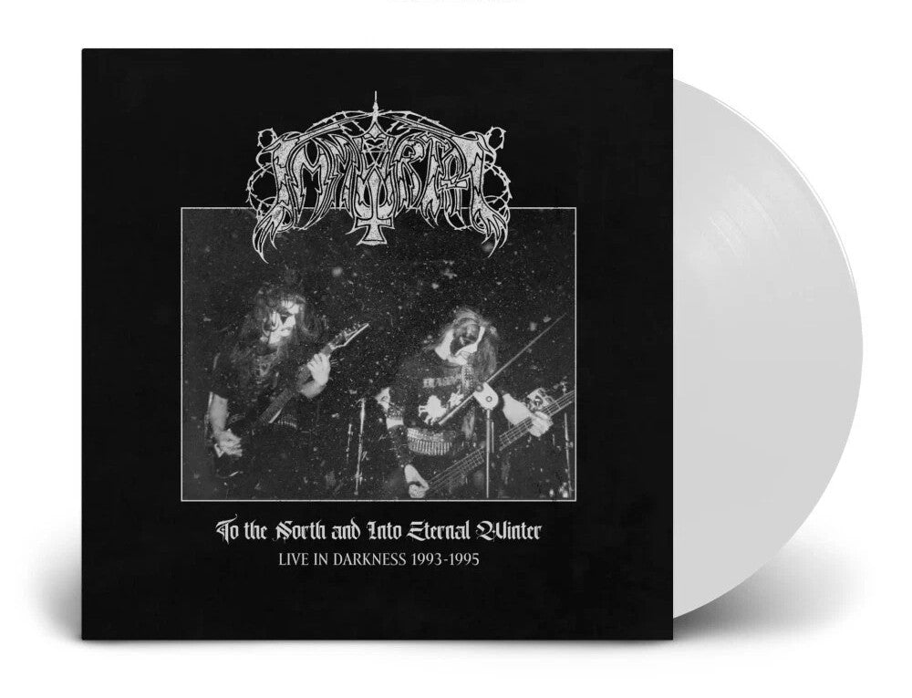 IMMORTAL – To The North And Into Eternal Winter • Live In Darkness 1993-1995 LP (white vinyl)