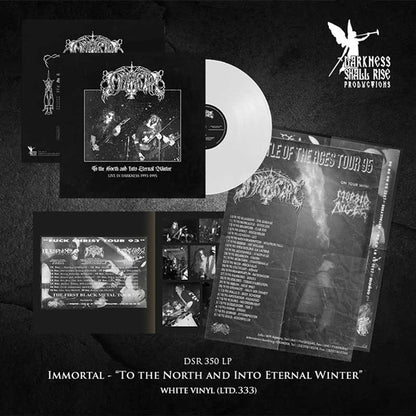 IMMORTAL – To The North And Into Eternal Winter • Live In Darkness 1993-1995 LP (white vinyl)