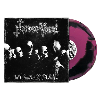 HORROR VACUI – In Darkness You Will Feel Alright LP (eggplant/black marbled vinyl)