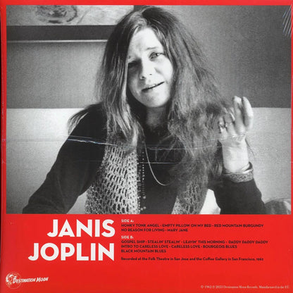 JANIS JOPLIN – Little Girl Blue • Early California Sessions LP (clear vinyl)