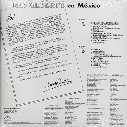 JOÃO GILBERTO – En México LP (aqua green vinyl)