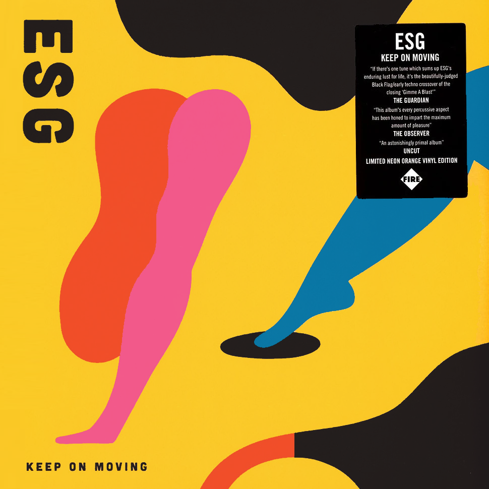 ESG – Keep On Moving LP (neon orange vinyl)