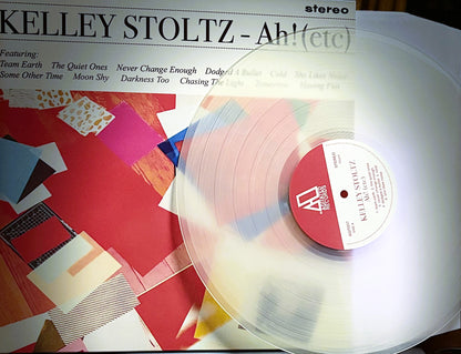 KELLEY STOLTZ – Ah! (etc) LP ("Photoluminescent" clear vinyl)