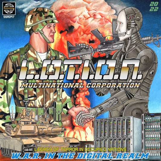 L.O.T.I.O.N. – W.A.R. In The Digital Realm LP ("Crystal Blue" vinyl)