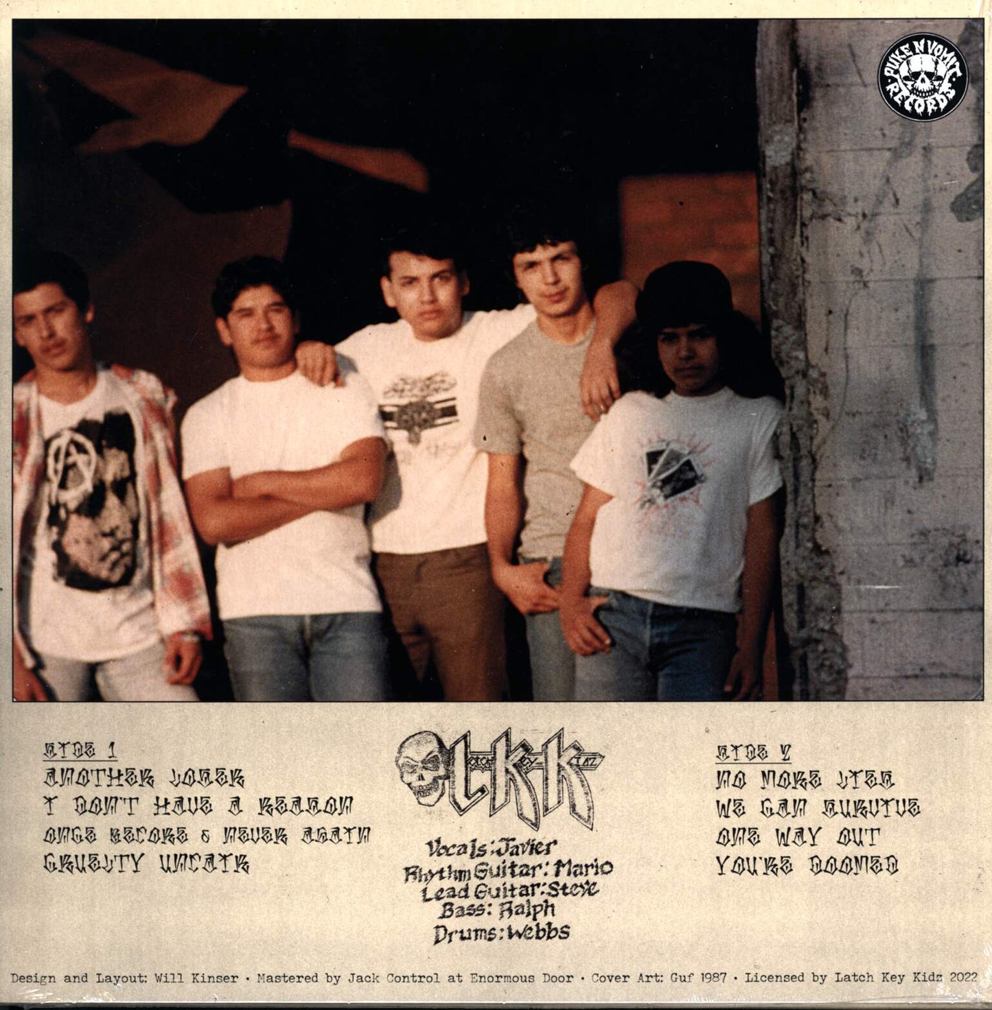 LATCH KEY KIDS – You're Doomed (1986 Demo) LP
