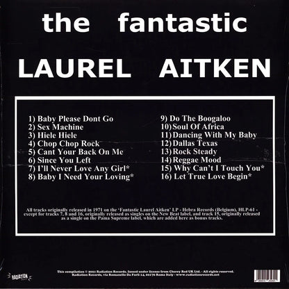 LAUREL AITKEN – The Fantastic Laurel Aitken LP