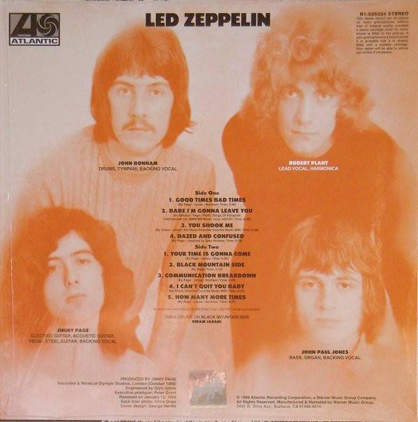 LED ZEPPELIN – I LP