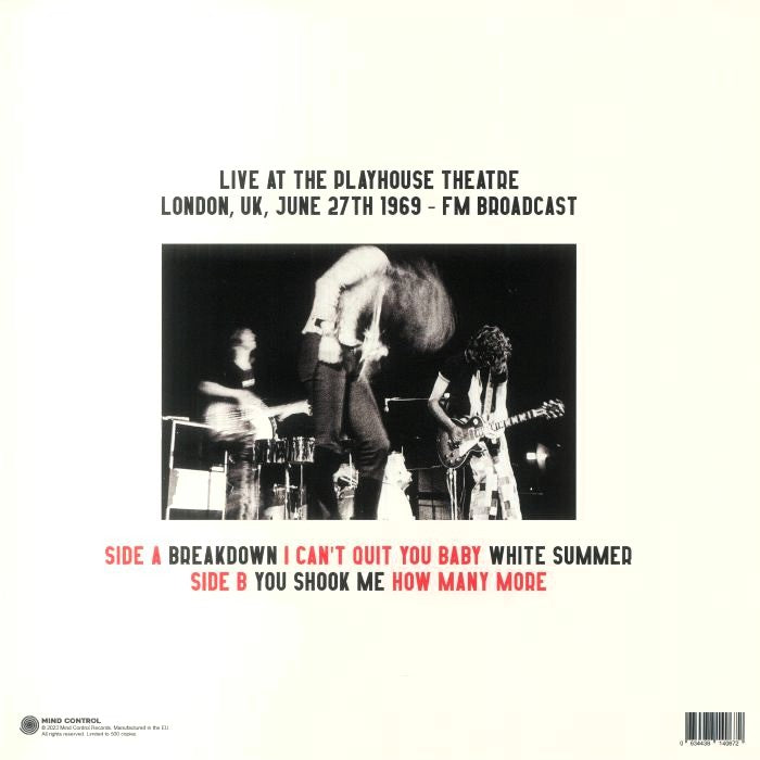 LED ZEPPELIN – One Night Stand • The London Broadcast 1969 LP