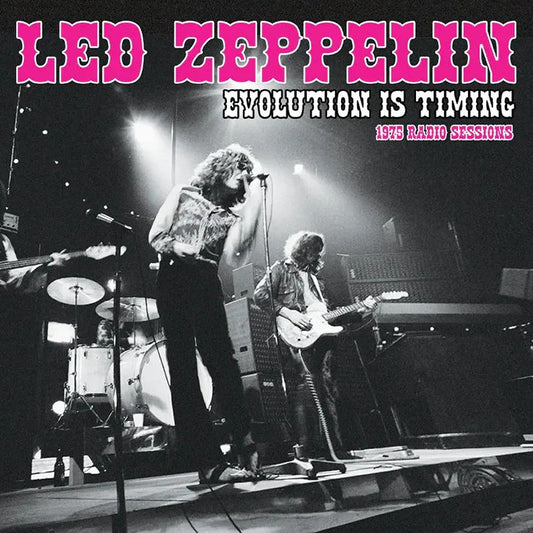 LED ZEPPELIN – Evolution Is Timing • 1975 Radio Sessions 2xLP (pink marbled vinyl)