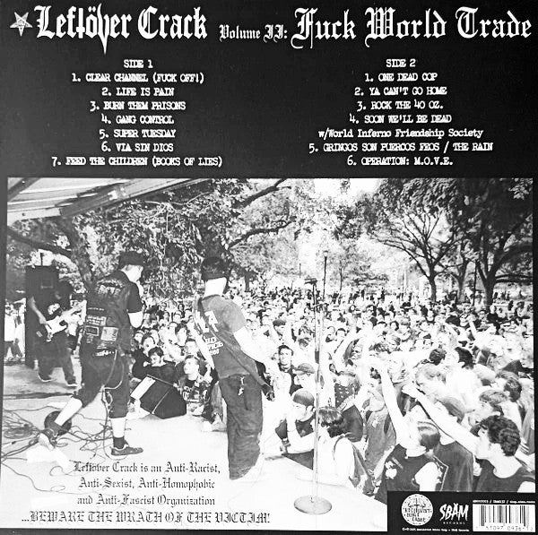 LEFTÖVER CRACK – Fuck World Trade LP (color vinyl)