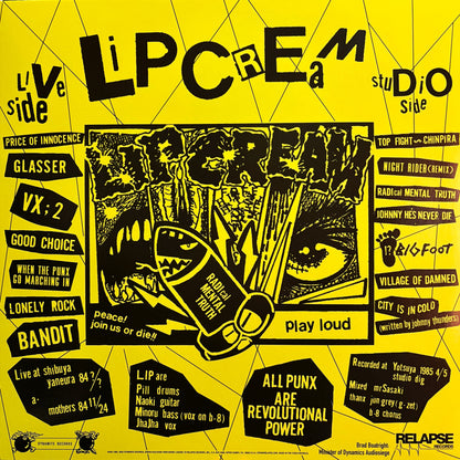 LIP CREAM – Big Foot Cassette LP (highlighter yellow vinyl)
