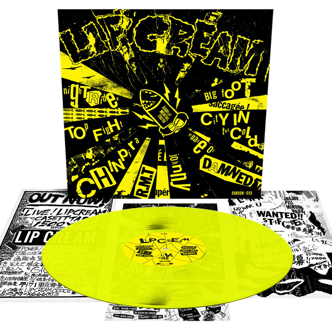 LIP CREAM – Big Foot Cassette LP (highlighter yellow vinyl)