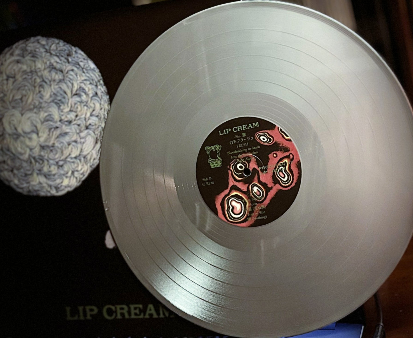 LIP CREAM – 罪 -Sin- LP (metallic silver vinyl)
