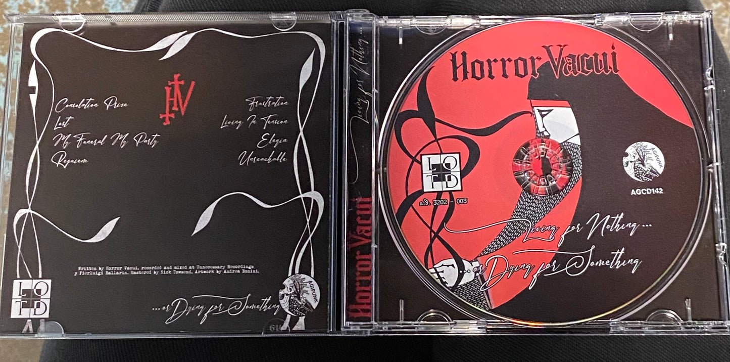 HORROR VACUI – Living For Nothing... CD