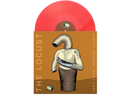 LOCUST – Safety Second, Body Last 12" EP ("Skin Off Your Back" iridescent red vinyl)