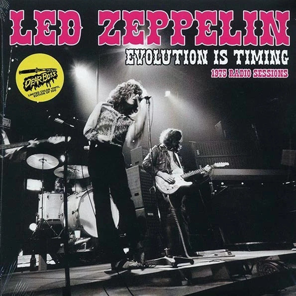 LED ZEPPELIN – Evolution Is Timing • 1975 Radio Sessions 2xLP (pink marbled vinyl)