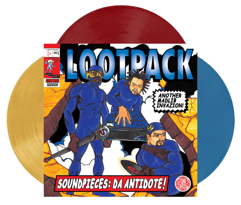 LOOTPACK – Soundpieces • Da Antidote! 3xLP (primary colors vinyl)