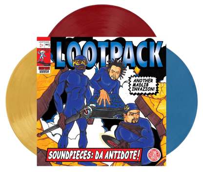 LOOTPACK – Soundpieces • Da Antidote! 3xLP (primary colors vinyl)