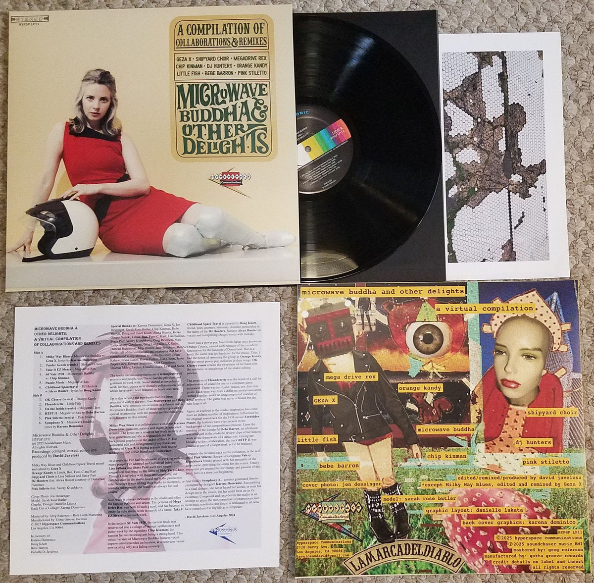 V/A – Microwave Buddha & Other Delights • A Virtual Compilation Of Collaborations & Remixes LP