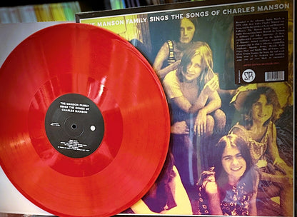 MANSON FAMILY – The Manson Family Sings The Songs Of Charles Manson LP (red vinyl)