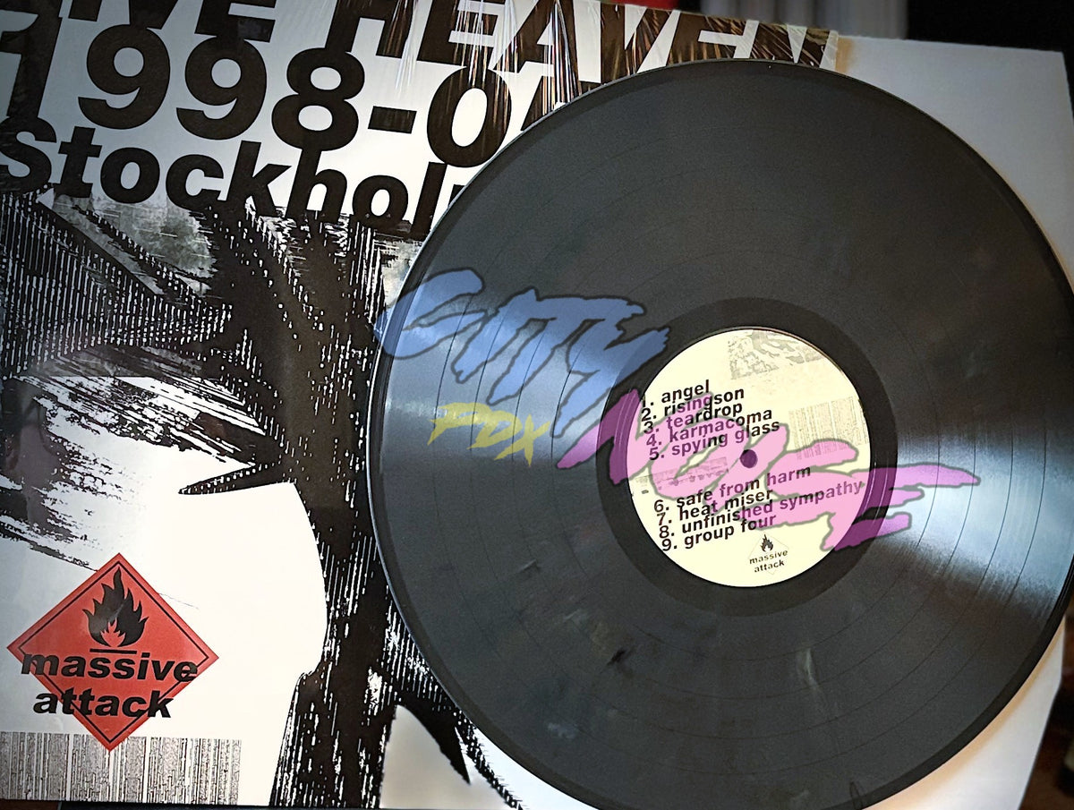 MASSIVE ATTACK – Live Heaven • Stockholm, Sweden 1998 LP (color vinyl)