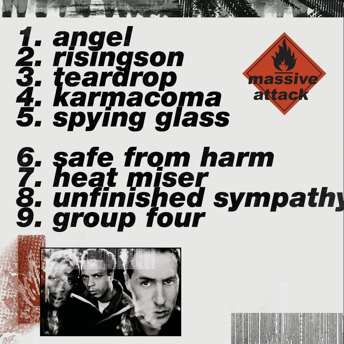 MASSIVE ATTACK – Live Heaven • Stockholm, Sweden 1998 LP (color
