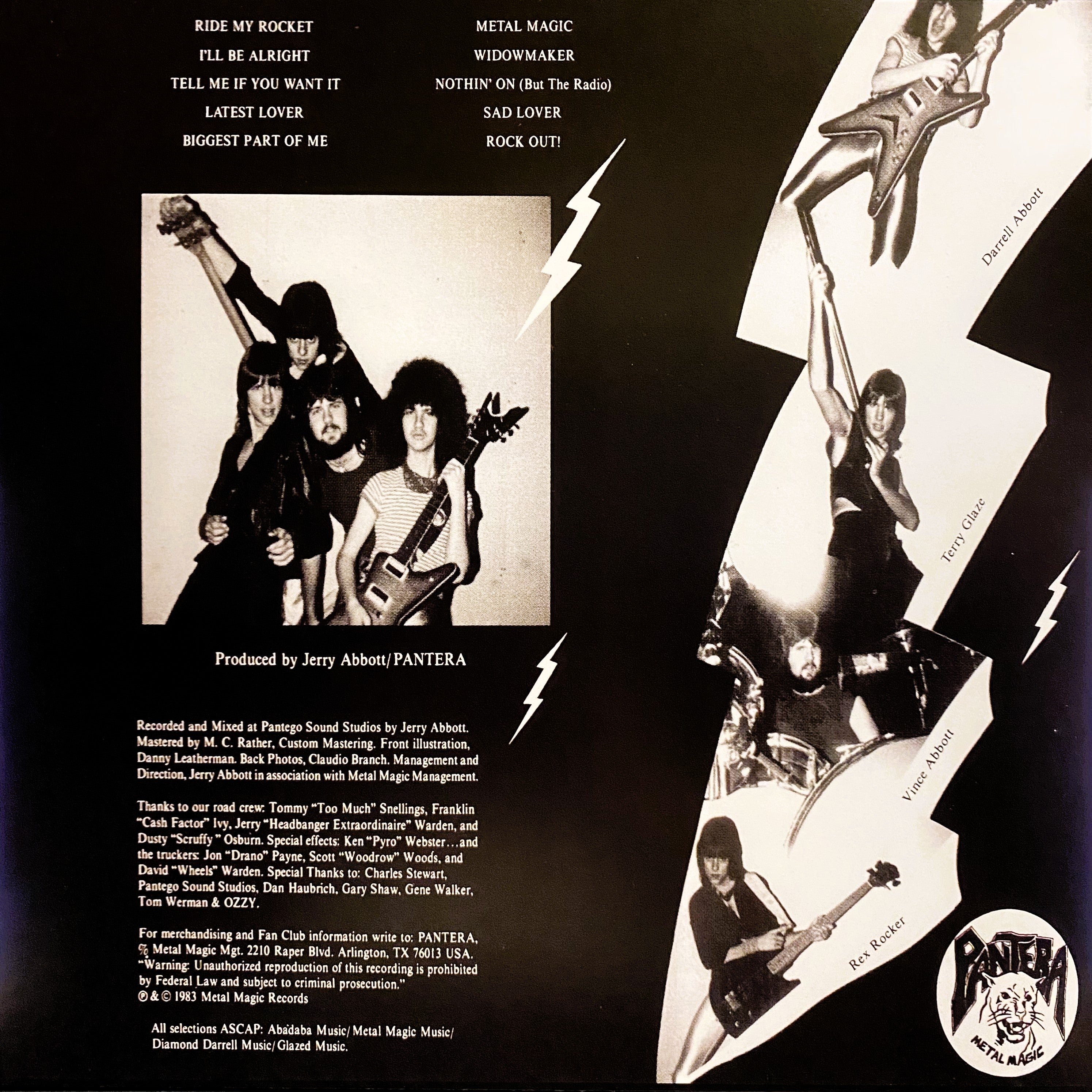 PANTERA – Metal Magic LP (color vinyl) – CITY NOISE