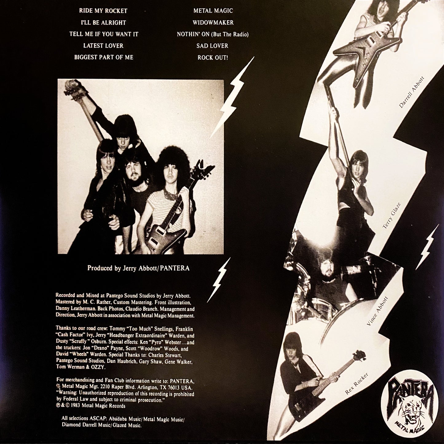 PANTERA – Metal Magic LP (orange vinyl)