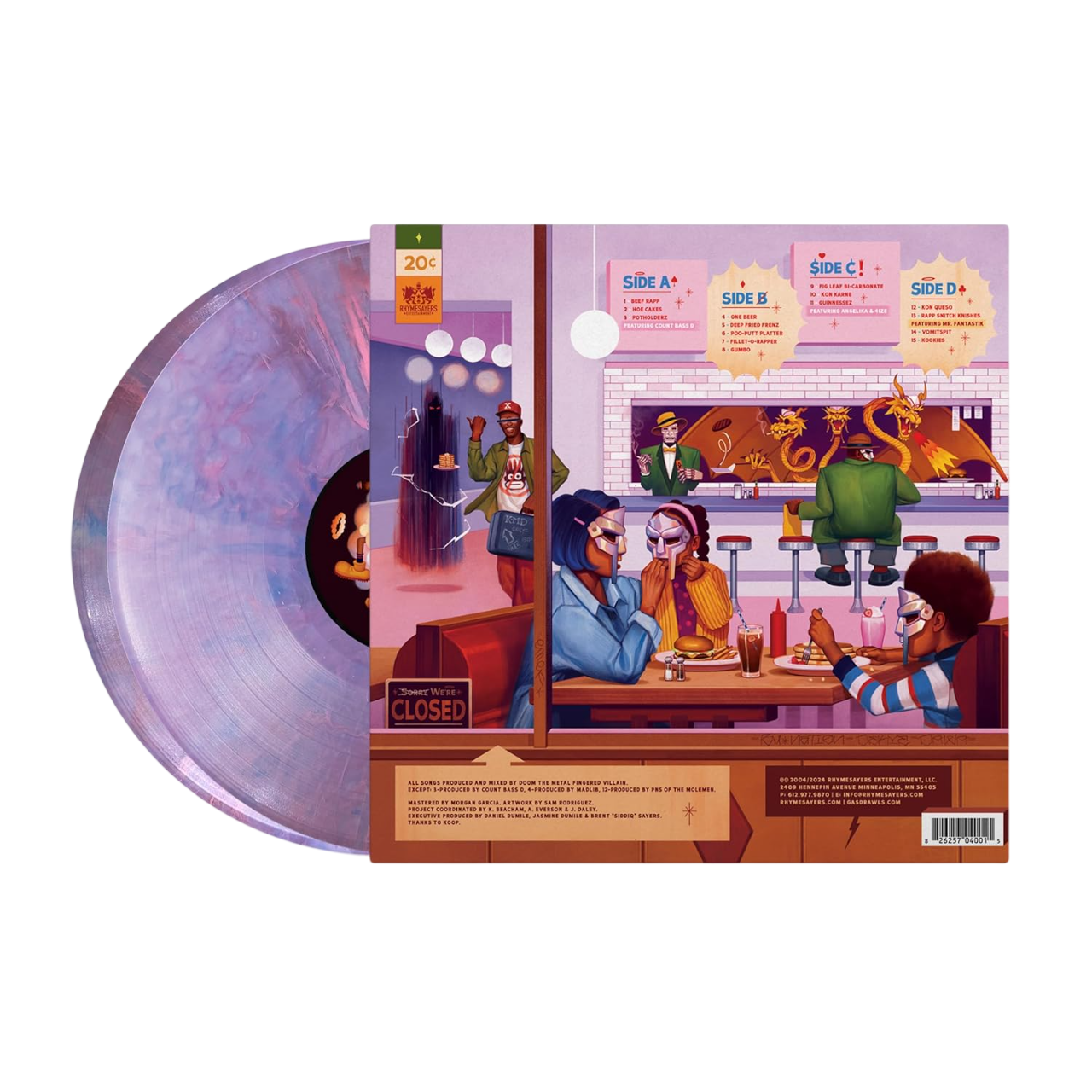 MF DOOM – MM..Food 2xLP ("Sweetart Marble" vinyl)