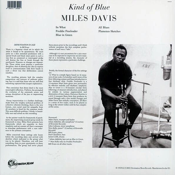 MILES DAVIS – Kind Of Blue LP