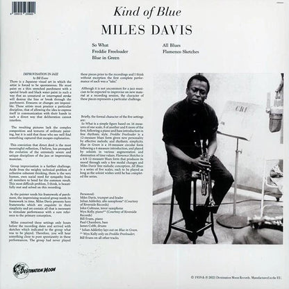 MILES DAVIS – Kind Of Blue LP
