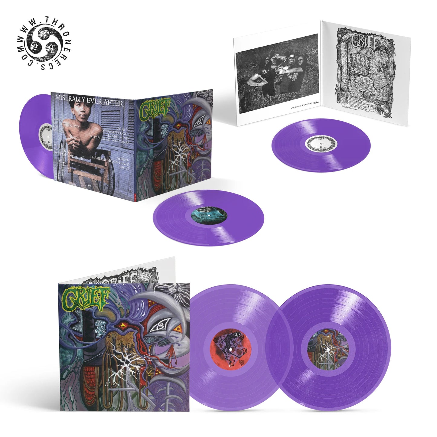 GRIEF – Miserably Ever After 2xLP (ultraviolet vinyl)