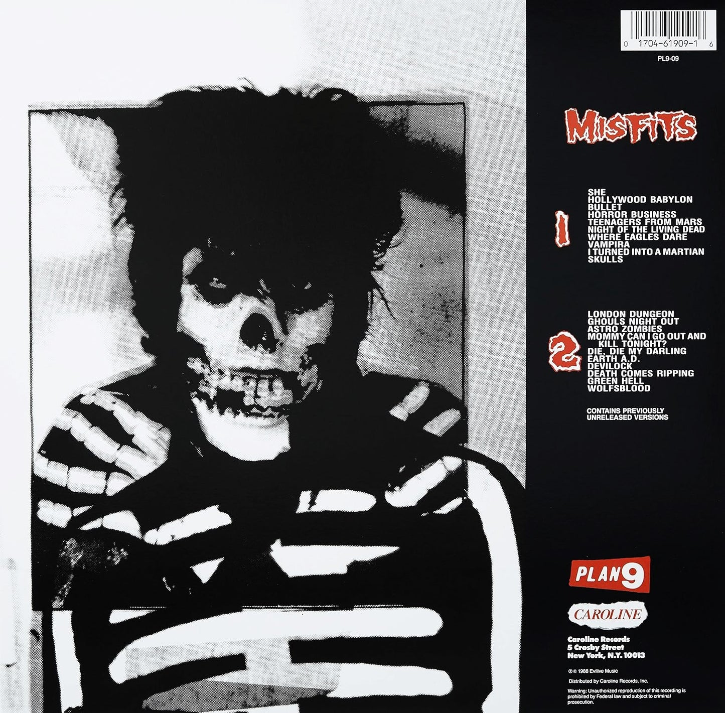 MISFITS – S/T Collection LP