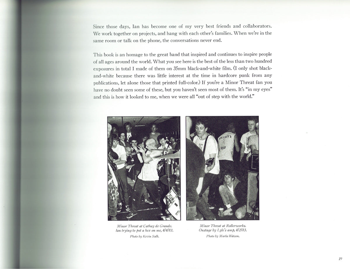 Just A Minor Threat: The Minor Threat Photographs Of Glen E. Friedman