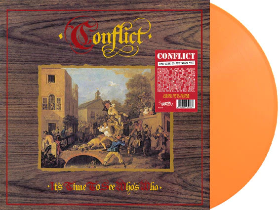 CONFLICT – It's Time To See Who's Who LP (orange vinyl)