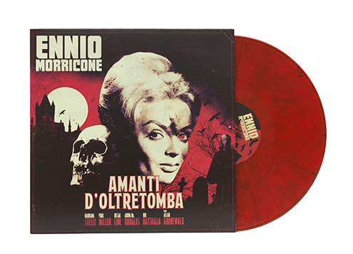 ENNIO MORRICONE – Amanti D'Oltretomba OST LP ("Bloody Red" marbled vinyl)