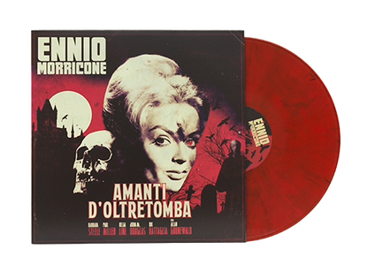 ENNIO MORRICONE – Amanti D'Oltretomba OST LP ("Bloody Red" marbled vinyl)