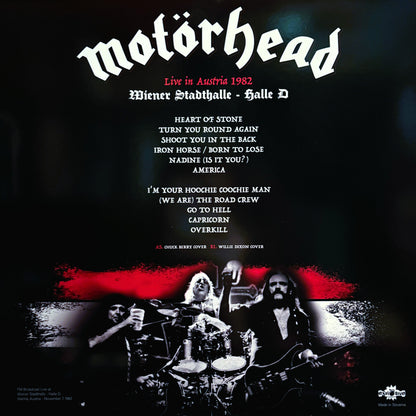 MOTÖRHEAD – Wiener Stadthalle • Halle D • Austria 1982 LP
