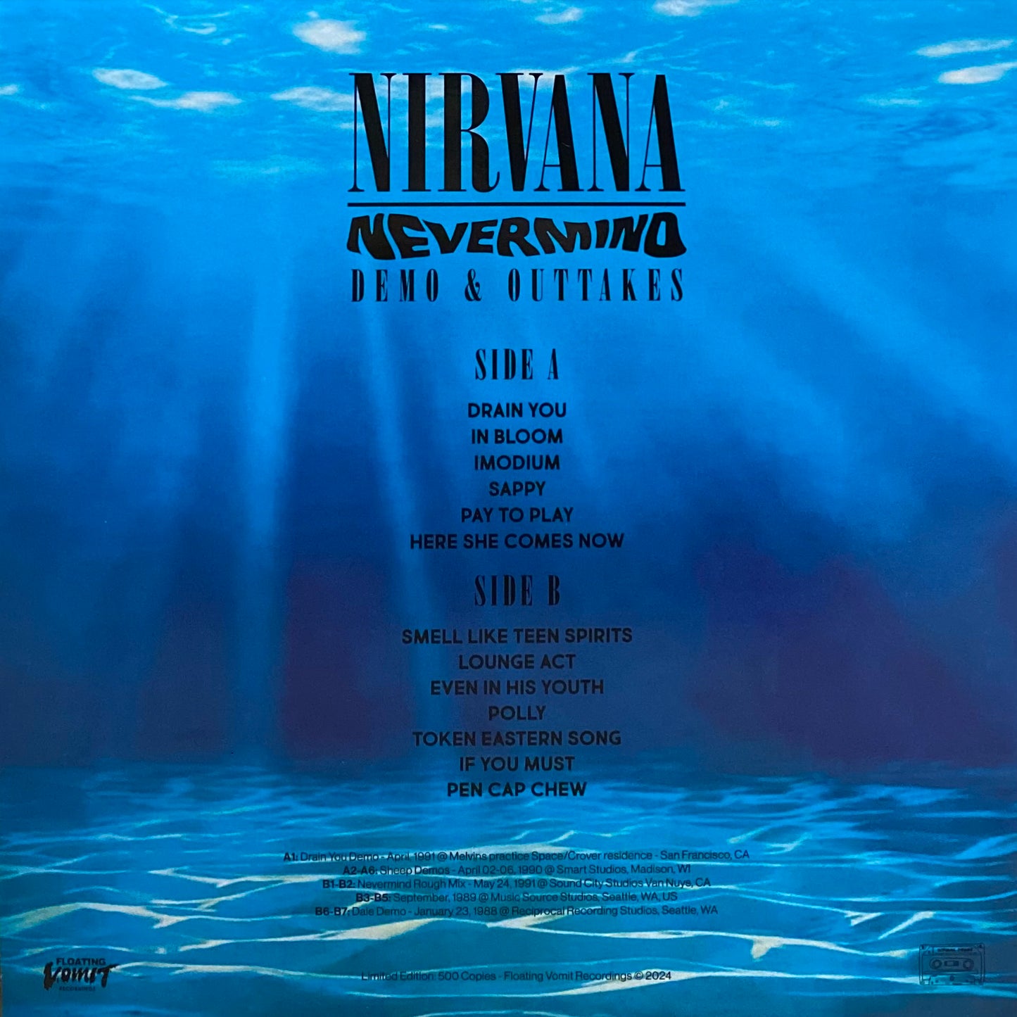 NIRVANA – Nevermind • Demo & Outtakes LP