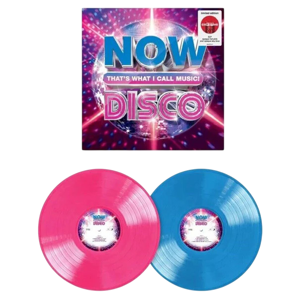 V/A – Now That's What I Call Music! • Disco 2xLP (hot pink/sky blue vinyl)