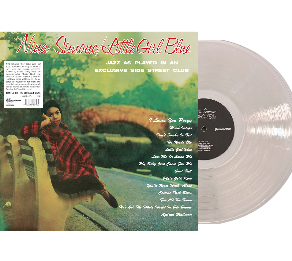 NINA SIMONE – Little Girl Blue LP (clear vinyl)